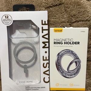 Case-Mate Twinkle Stardust iPhone 17 Pro Max Case with Ring Holder